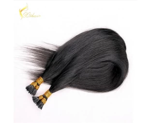 6A, 7A, 8A 100% human hair high quality popular cheap wholesale 0.5/0.8/1.0g peruvian pre bonded hair Keratin hair i tip hair