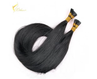 6A, 7A, 8A 100% human hair high quality popular cheap wholesale 0.5/0.8/1.0g peruvian pre bonded hair Keratin hair i tip hair