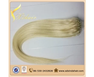 6A+ grade new style most popuar high quality factory price micro loop ring hair extension