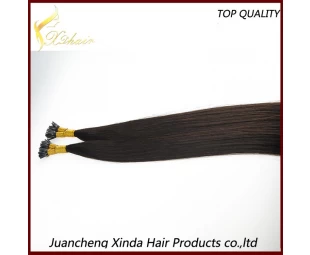 6a cheap keratin virgin human remy i tip 100% virgin indian remy hair extensions
