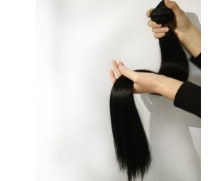 7pcs per set human hair virgin remy clip in hair extension top quality hair