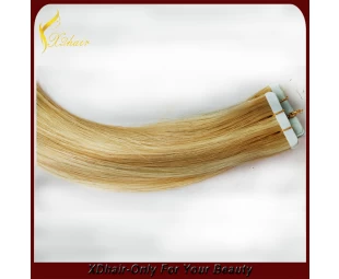 8 "-32" humano 2.5g extensión cinta del pelo por pedazo color mezclado pelo pelo ruso