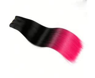 8A Brazilian Virgin Hair Ombre Straight Weave black ombre hair asian