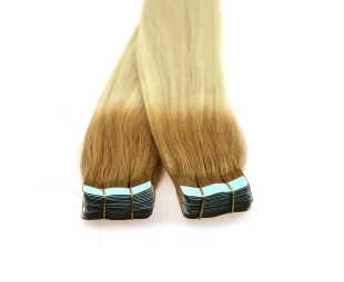 9a grade ombre tape weft virgin remy full cuticle tape hair