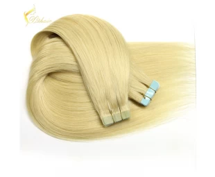 Active demand Raw virgin unprocessed single sided hair tape extensions in alibaba china factory