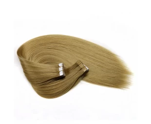 Alibaba express Wholesale top quality virgin remy hair super thin tape hair extension