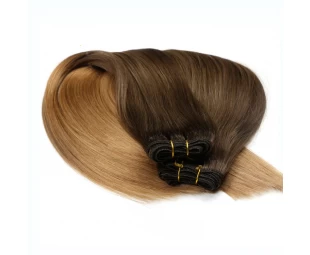 Alibaba express china double drawn 100% Brazilian virgin remy human hair weft double weft silky straight wave hair weave