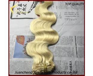 Alibaba uiten nieuwste producten in de markt dubbel getrokken 7A kwaliteit krullend clip in hair extensions
