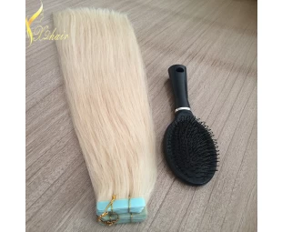 Aliexpress Wholesale factory price for colorful Tape hair extension with 100% Indian human hair made in China