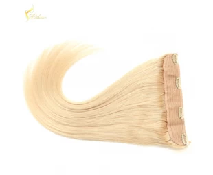 Beautiful double drawn remy halo hair extensions