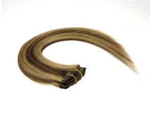 Best Selling In America 240g Indian Remy triple weft clip in hair extensions