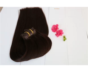 Best Selling Strong Double Mixed Color clip in human Hair Extension natural Color