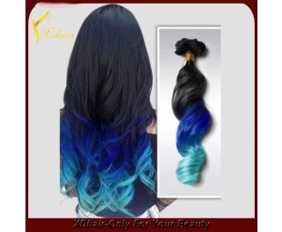 Best quality double drawn human hair extension 8inch-34inch can be dyed and restyled  virgin remy indian hair