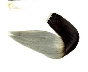 Best selling ombre hair extension two colored cheap brazilian hair ombre human hair bundles