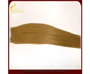 Best selling products high quality 100% Brazilian virgin remy hair tape hair extension
