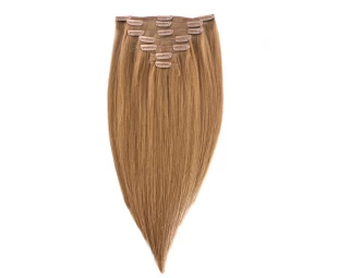 Best selling real human hair full set remy clip in extensions