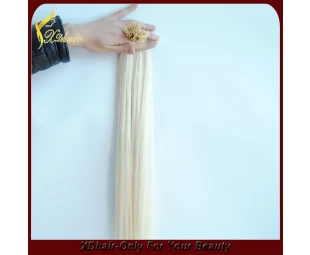 Blond hair 613 Nail tip/U tip  human hair extension 1g/strand