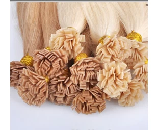 Blonde Color Tangle Free Italian Keratin Tip Virgin Remy U Tip Hair Extension U/I/V Tip Hair