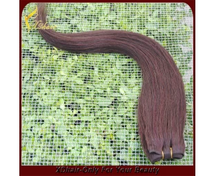 Brasilianische reine Haarverlängerung 6A Glattes Haar, 30-Zoll-remy Menschenhaareinschlagfaden, 100% Jungfrau-brasilianische Haar-Webart