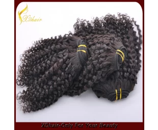 Remy Human Hair Goedkope Brazilian Hair Kinky Curly Weft Hair Vervaardiging Groothandel Made in China