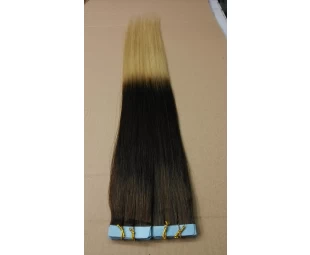 Brazilian virgin tape hair extension Ombred in hair extension100% human hair for white women