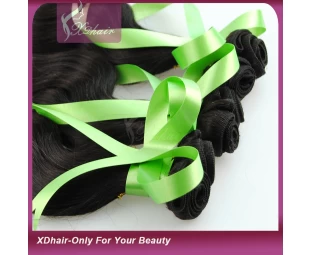 格安のブラジルの髪織りは、新しい到着10-40inch利用できる未処理のバージン人毛織りをバンドル