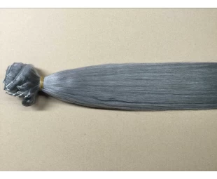Cheap grey color Clip In Hair Extensions