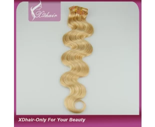 Clip in Hair Extensions 100% Human Hair High Quality Cheap Price Wholesale Alibaba Trade Assurance