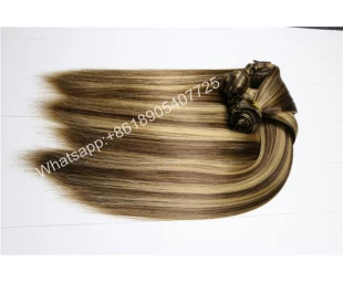 Clip in hair extension piano color