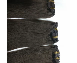 Clip in human hair extension top quality hair natural beauty hair