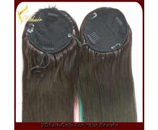 ディップ染料ポニーテール/ 2トーンカラーポニーテールバージンレミー人間の髪の毛の拡張グレード6A
