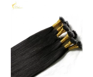 Double Drawn 0.8g 1g Remy Hair Extension Nano Ring Hair Extensions