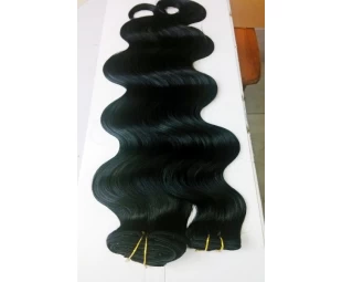 Double Drawn Very Thick Remy Hair remy 160g clip in human hair extensions