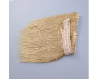 Double Drawn Wholesale Cheap human  halo flip in hair extension