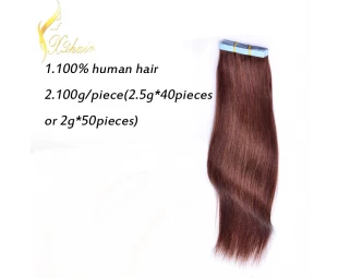 Double Sided Tape Hair Cuticle 22 24 26 28 30 inches brazilian 5a weave hair