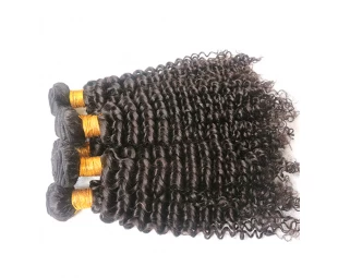 Double drawn crochet braids with human hair 100 virgin Brazilian peruvian remy human hair weft weave bulk extension