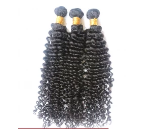 Double drawn crochet braids with human hair 100 virgin Brazilian peruvian remy human hair weft weave bulk extension