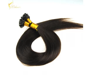 Double drawn stick tip indian remy pre bonded hair extension