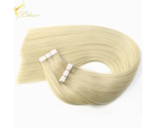 Double weft full cuticle wholesale virgin tape hair extension skin weft 2