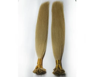 European human hair extension flat tip hair 1g strand cheap price hair in factory