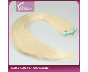Factory Wholesale 6a Grade Virgin 100% Human Hair Straight Tape Hair Extensions