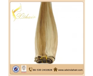 Factory Wholesale Pure Indian Remy Virgin Human Hair Weft