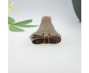 Factory price wholesale pure indian remy virgin human hair weft 100% natural virgin indian remy temple hair for cheap