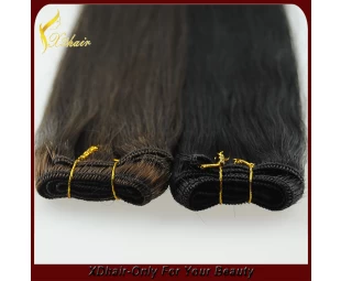 Fonte da fábrica 100% 5A 20 polegadas remy virgem cabelo brasileiro de trama