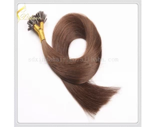 Factory wholesale human Remy Virgin Hair U Tip 100 keratin tip human hair extension