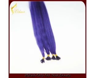 Fashion style violet Je lève les extensions de cheveux brésiliens