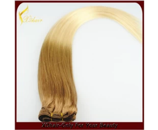 Fashion style two tone remy hair extension wholesale