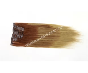 Fashionable and cheap Brazilian 100% remy human hair for New Year's gift wholesale hair clips