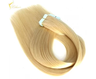 Fast ship large stock double drawn 100% human hair sticker hair tape