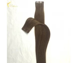 Fast ship large stock double drawn remy tape hair extensions new 2016